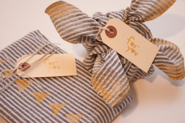 Taking The Old & Making It New- DIY Fabric Gift Wrap By The Sweetest Occasion