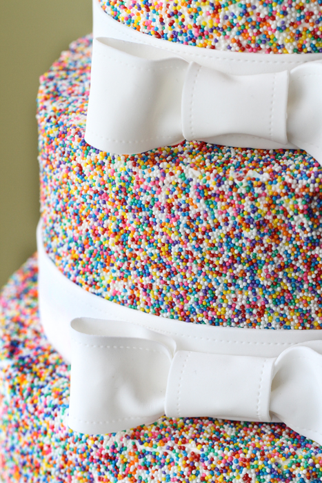 Delicious Rainbow Sprinkle Cake Recipe