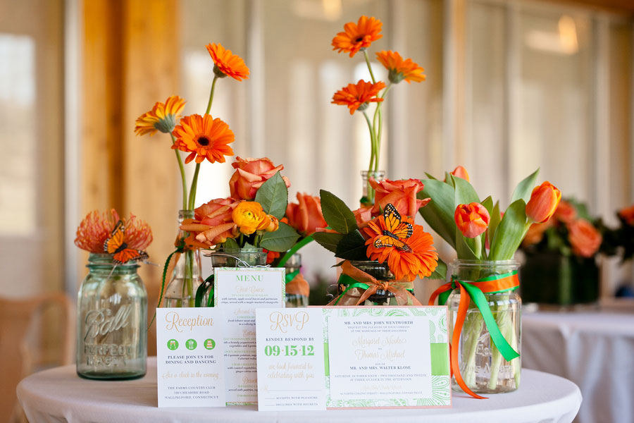 Soft Sweet Orange & Luscious Greens Inspire This Laid Back Styled Shoot