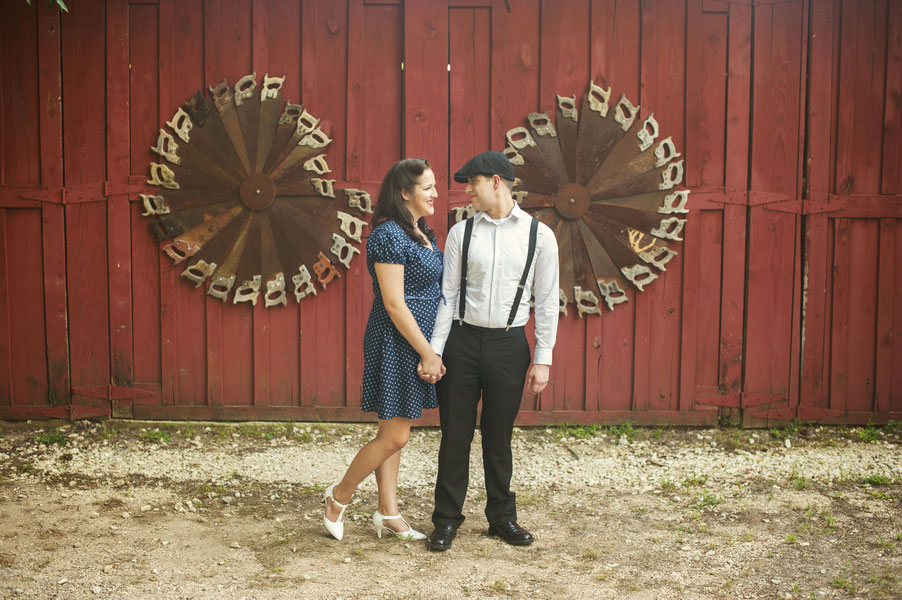 Travel Back to Pre-WWII In This Notebook Inspired Engagement Shoot