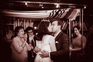 Marisa Rothstein & Nolan Robinson Bookstore Wedding Sarah Tew Photography