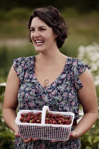 Maryse & Chad Strawberry Field Enagement Shoot Caroline Ross Photography