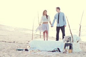Tiffany and Kim Bedroom on the Beach Engagement Photos What a Day! Photography