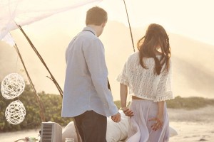 Tiffany and Kim Bedroom on the Beach Engagement Photos What a Day! Photography
