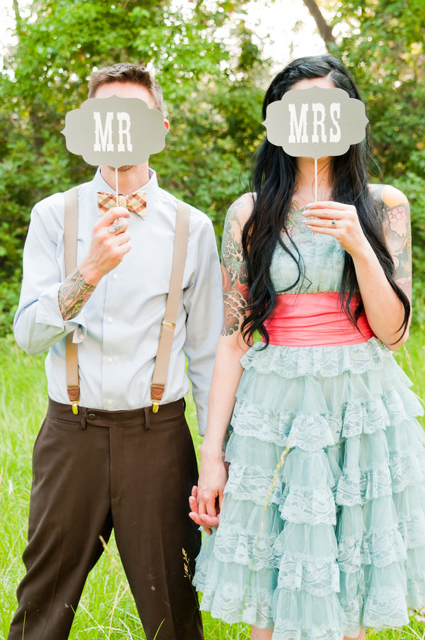 An Eccentric Vintage Wedding With A Retro 50s Carnival Feel In Fort Collins, Colorado