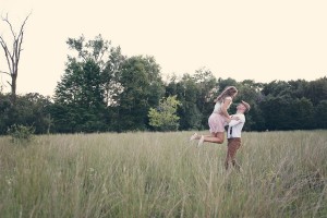 Kayla & Josh Anthropologie Inspried Engagement Shoot Katy Hall Photography
