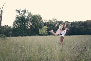 Kayla & Josh Anthropologie Inspried Engagement Shoot Katy Hall Photography