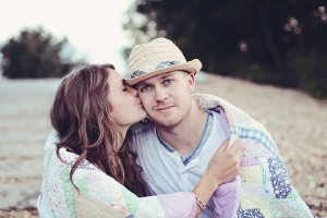 Kayla & Josh Anthropologie Inspried Engagement Shoot Katy Hall Photography