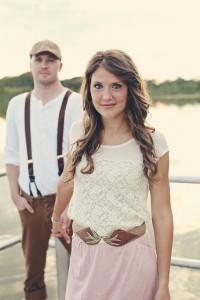 Kayla & Josh Anthropologie Inspried Engagement Shoot Katy Hall Photography