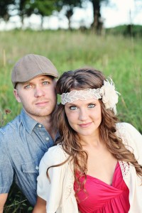 Kayla & Josh Anthropologie Inspried Engagement Shoot Katy Hall Photography