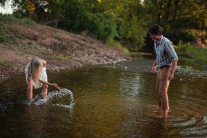 Lauren & Kappel early morning Rustic Engagement Session Amber Davis Photography