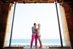 Adrienne & Paul Jersey Shore Pink Themed Engagement Photos Adagion Studio