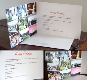 Combining Wedding Thank You Cards and Christmas Cards