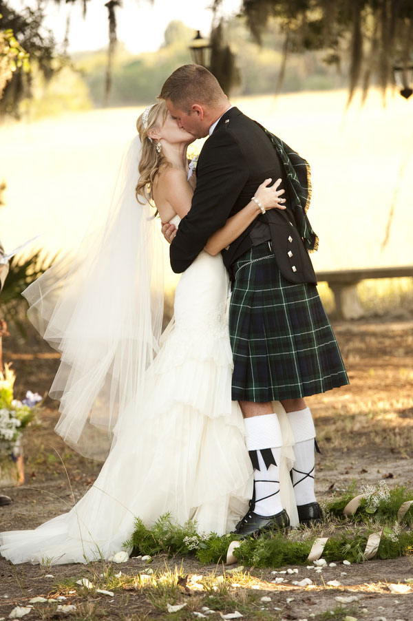 South Carolina Marshland Wedding Featuring A Wee Spot Of Scottish Flair & BBQ
