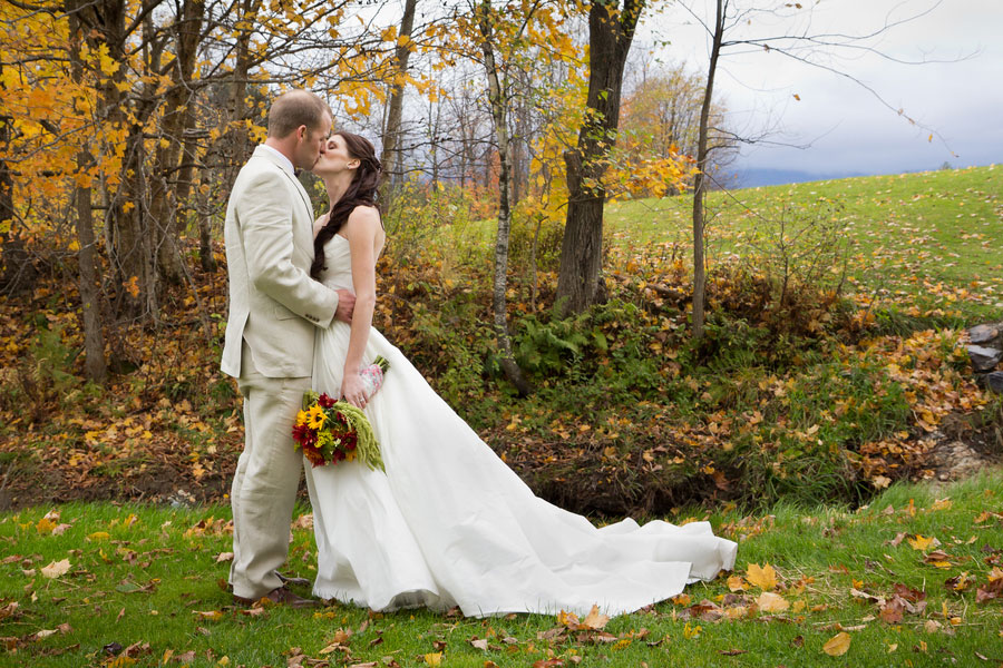 Moody Vermont Fall Foliage Wedding At The Gorgeous Skinner Barn