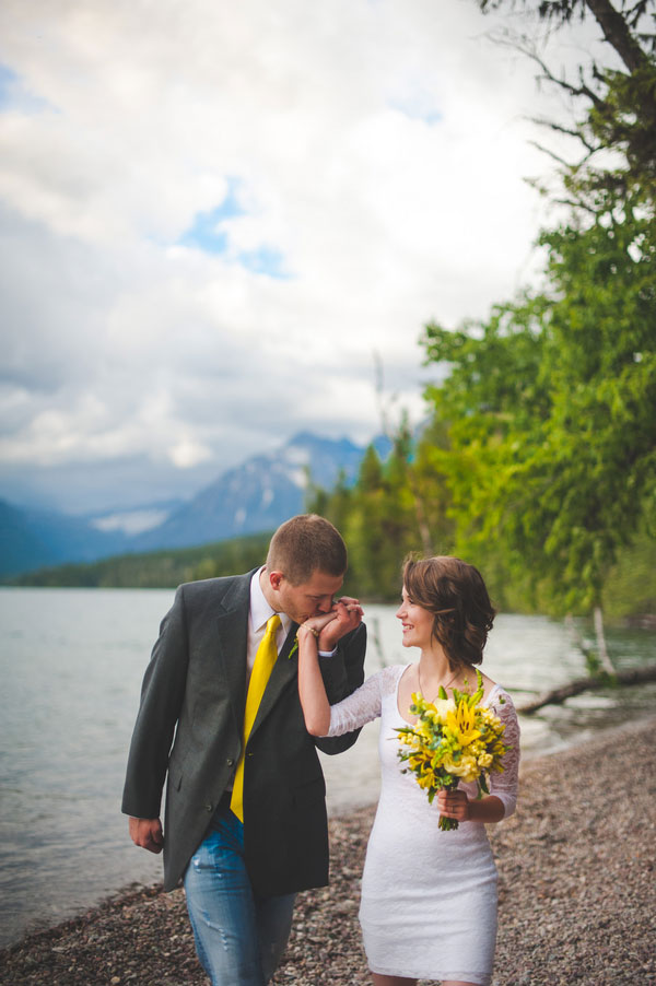 A Woodsy Rustic Elopement In Montana’s Captivating Glacier National Park