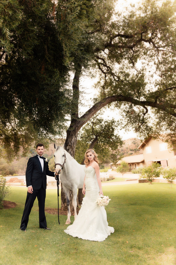 Wonderfully Luxurious Equestrian Loving Formal Wedding In Pink & White At Giracci Vineyards and Farms