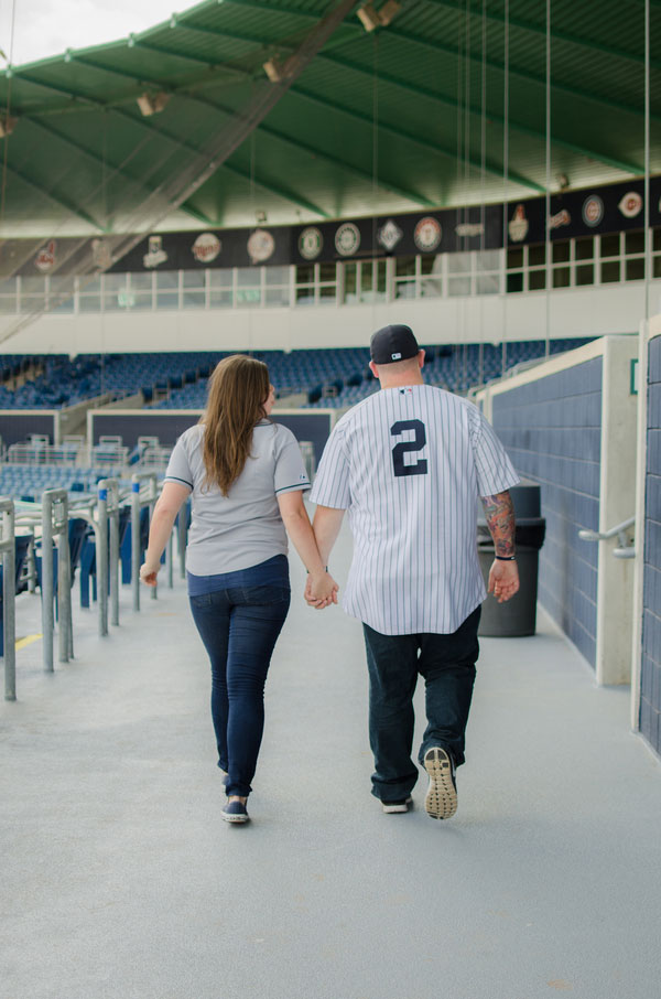 Surprise Proposal Engagement Session Infused With Baseball All Star Game Goodness