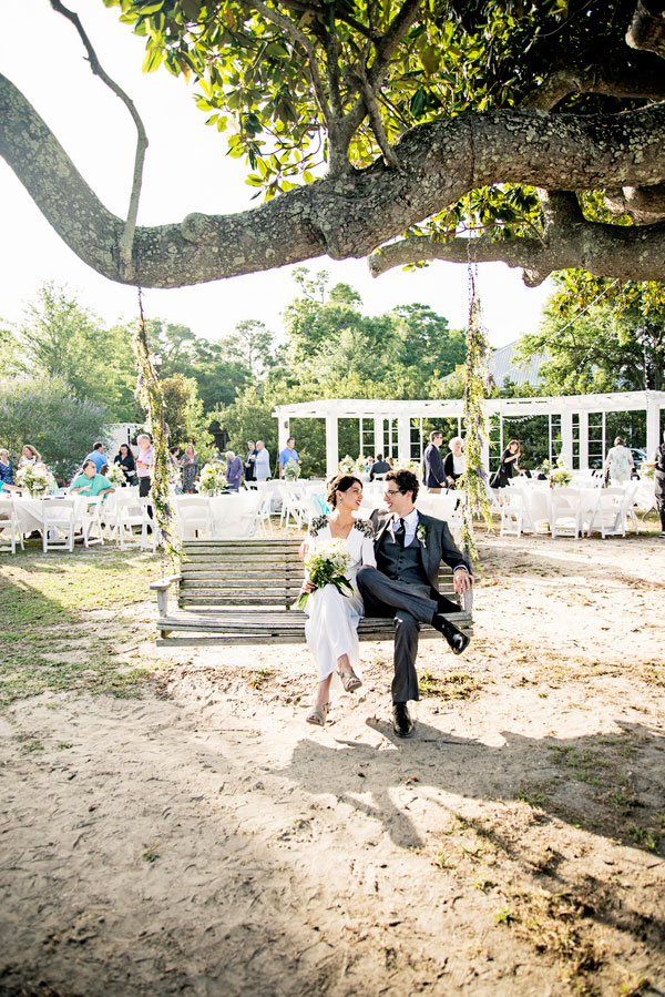 Gorgeous Lawn Of The Barkley House Pensacola Plays Hosts To Soft Mint Green Wedding Al Fresco