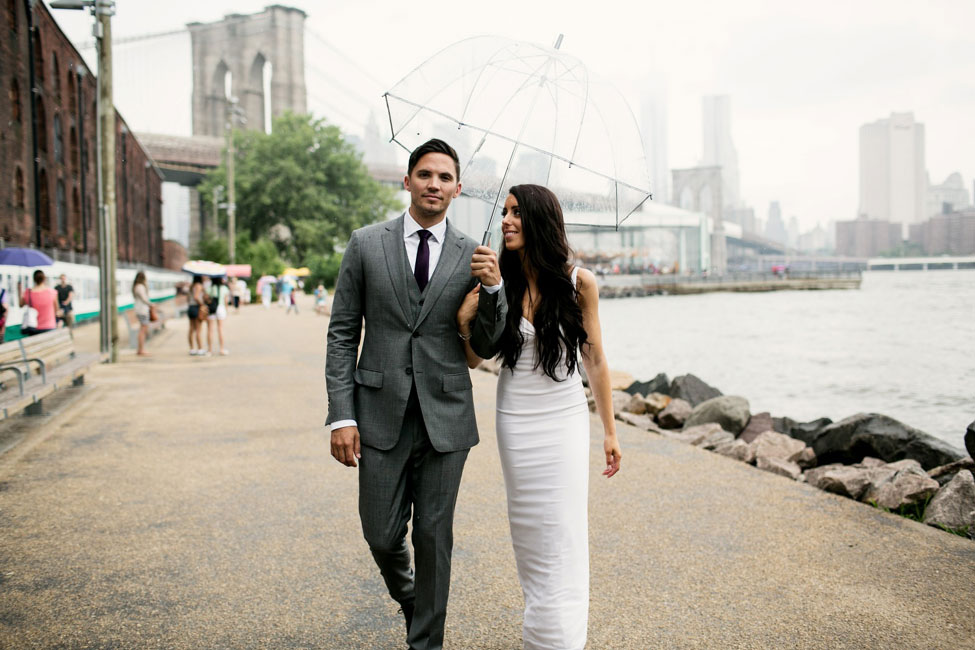 Chic Red Hook Brooklyn Liberty Warehouse Wedding Filled With Billowy Blooms & True Love