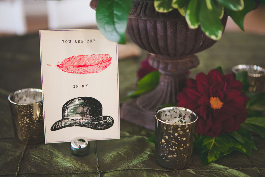 Victorian Inspired Fall Wedding In Deep Hues Featuring Vintage Line Drawing Art