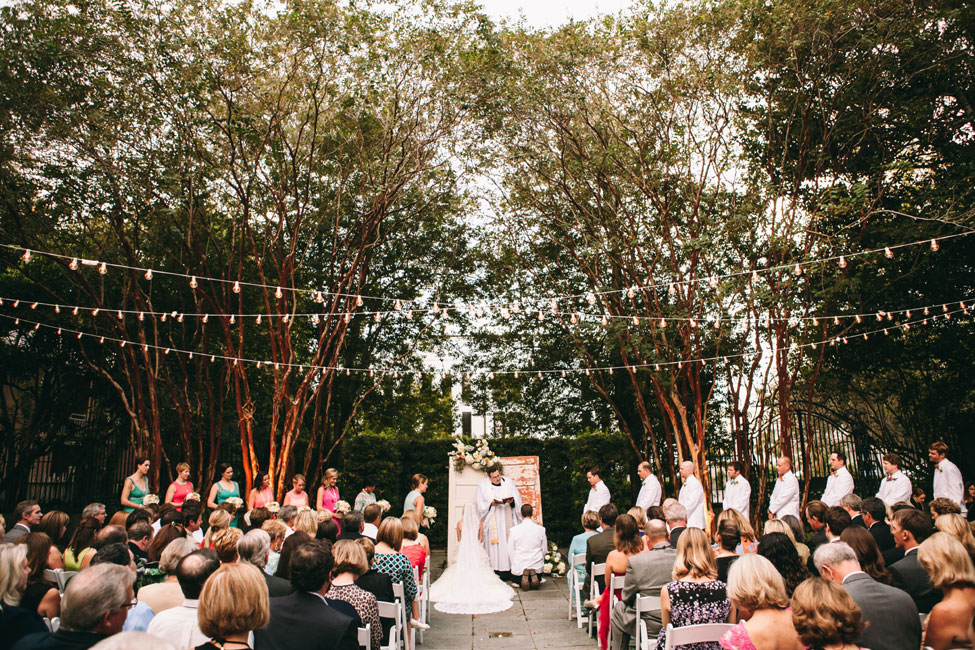 Quirky Charleston South Carolina Wedding In The Gardens Of The Gibbes Museum of Art