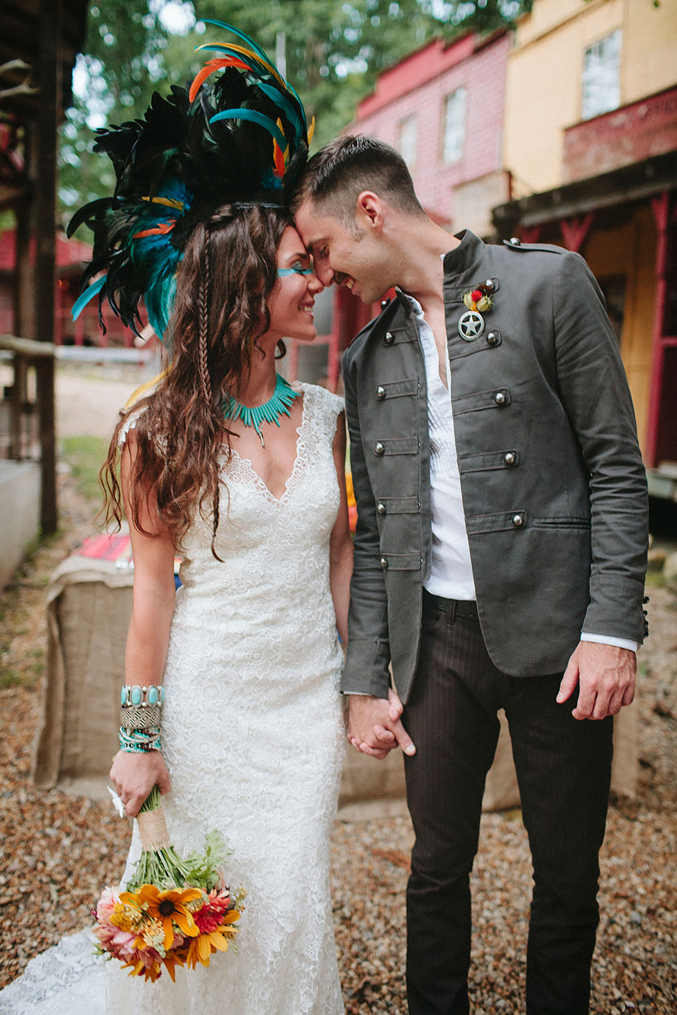 Southwestern Vibrancy & Spirit In This Frontier Take On A Lone Ranger Wedding