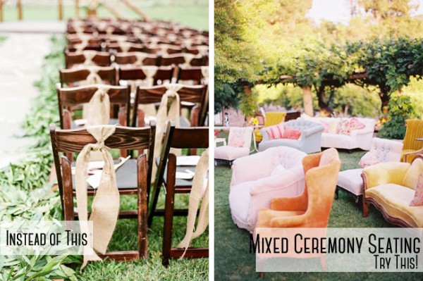Mixed Furniture Ceremony Seating