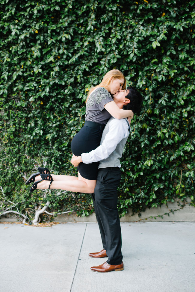 Ivy Covered Walls & LA’s Iconic Bradbury Building Star In This Dreamy Engagement Session