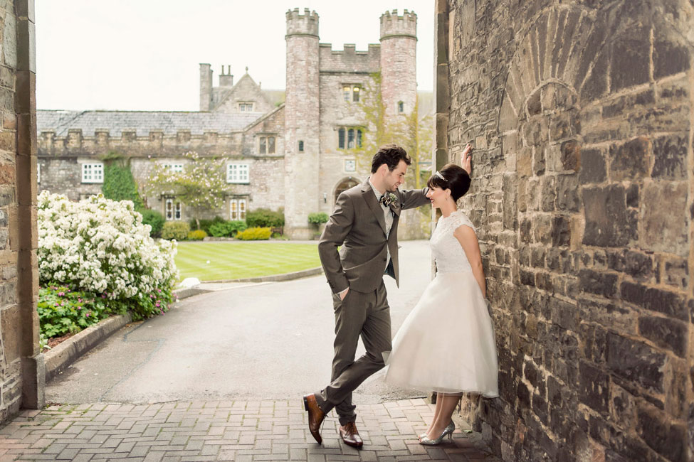British 60s Rock Wedding Infused With 70’s Music & Leopard Print Details