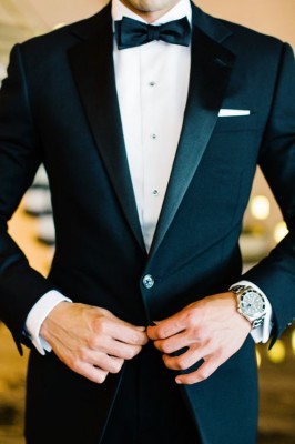 Formal Tuxedo Groom Detail