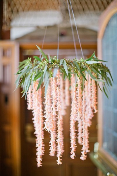 Hanging Floral Centerpiece Project Wedding