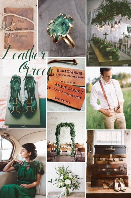 Leather-and-Green-Wedding-Inspiration
