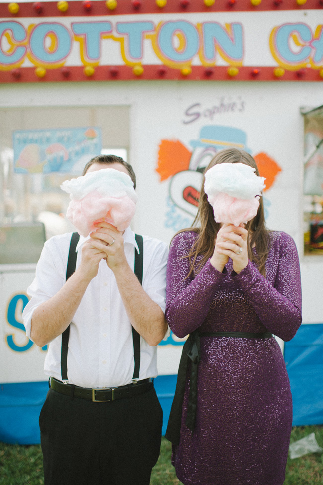Florida Pop-Up Carnival Engagement Session With Glam Undertones