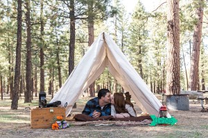 Outdoor Summer California Camping Engagement Session Jennifer Corbin Photography