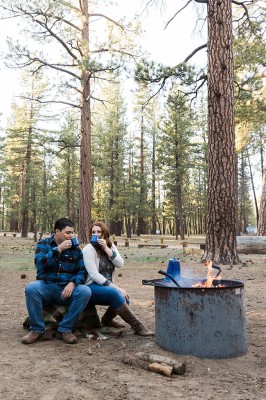 Outdoor Summer California Camping Engagement Session Jennifer Corbin Photography