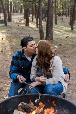 Outdoor Summer California Camping Engagement Session Jennifer Corbin Photography
