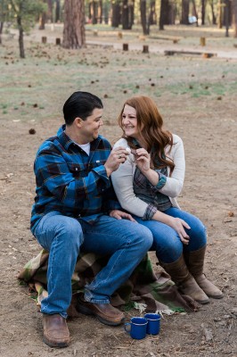 Outdoor Summer California Camping Engagement Session Jennifer Corbin Photography