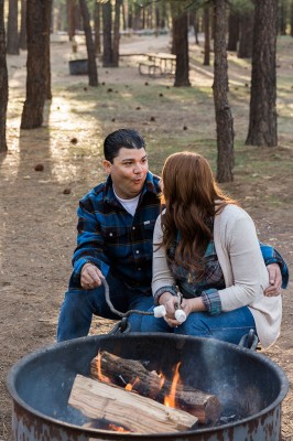 Outdoor Summer California Camping Engagement Session Jennifer Corbin Photography