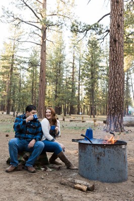 Outdoor Summer California Camping Engagement Session Jennifer Corbin Photography