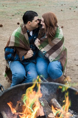 Outdoor Summer California Camping Engagement Session