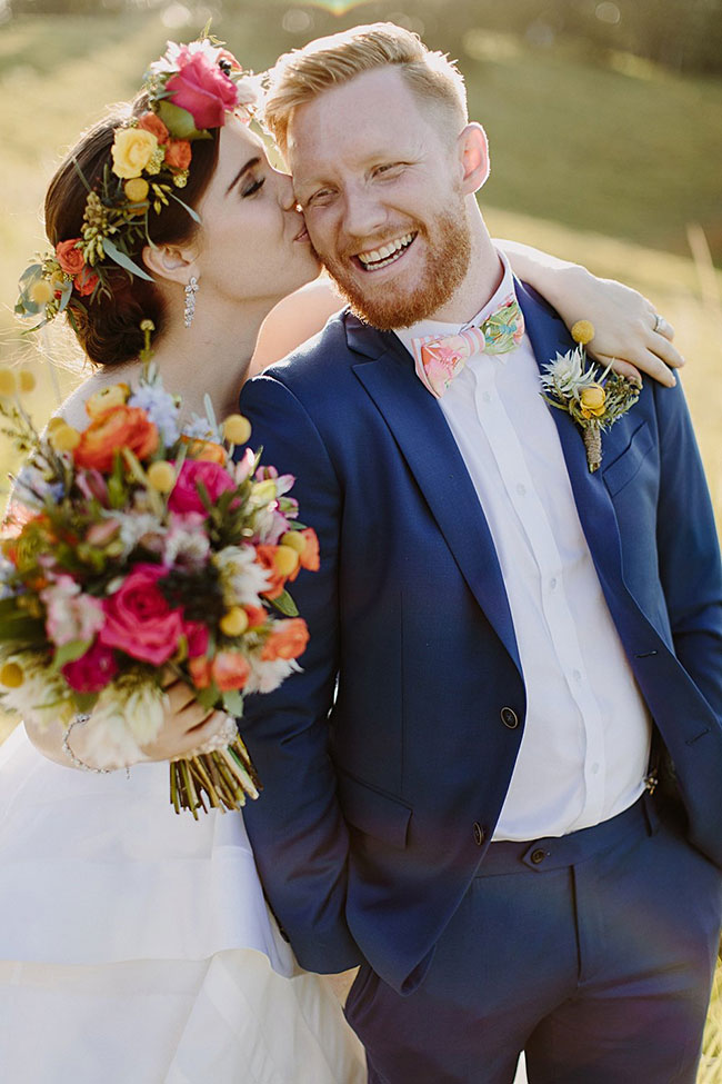 Vibrant Eclectic Byron Bay Australia Wedding With Organic Detailing
