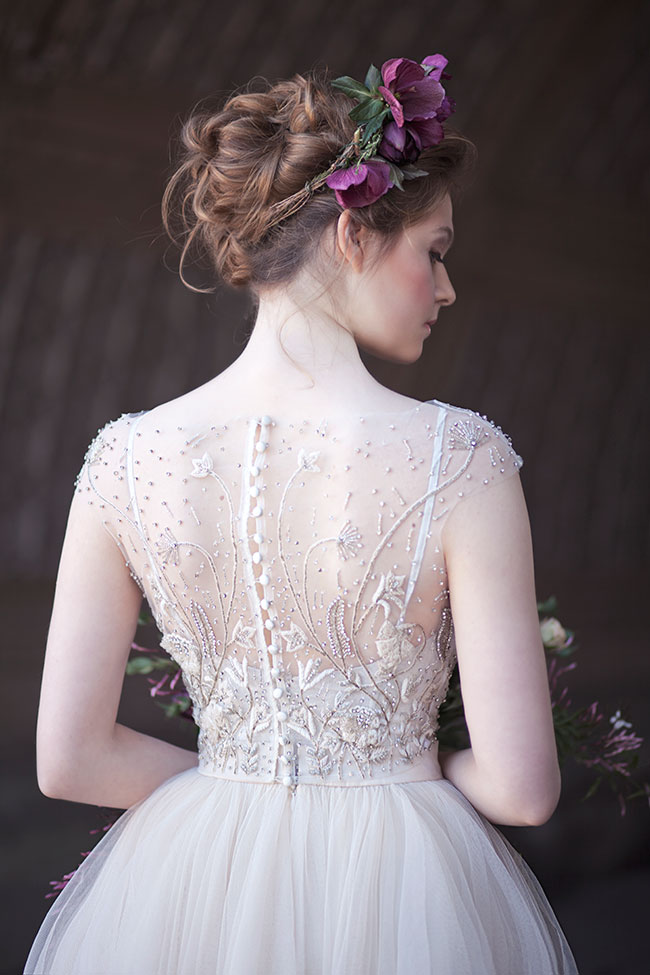 Gorgeously Moody Bridal Style Inspired By ‘La Primavere’ by Alphonse Mucha