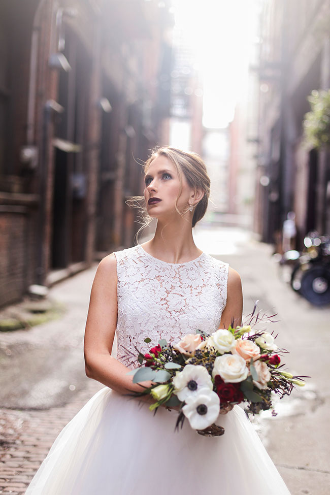 Romantic Industrial Loft Wedding At Seattle’s Axis Pioneer Square
