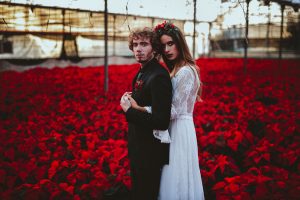Poinsettia Farm Red Essence Spanish Wedding Eclectic Detailing