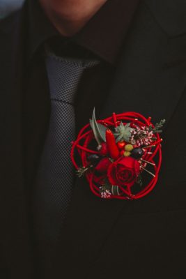 Poinsettia Farm Red Essence Spanish Wedding Eclectic Detailing