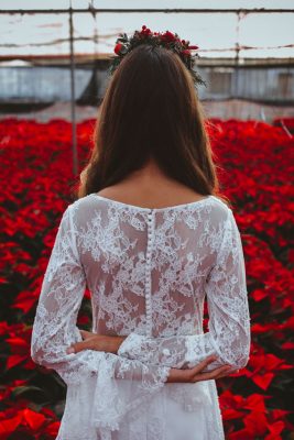 Poinsettia Farm Red Essence Spanish Wedding Eclectic Detailing