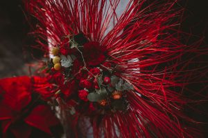 Poinsettia Farm Red Essence Spanish Wedding Eclectic Detailing