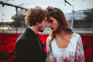 Poinsettia Farm Red Essence Spanish Wedding Eclectic Detailing