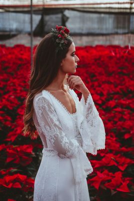Poinsettia Farm Red Essence Spanish Wedding Eclectic Detailing